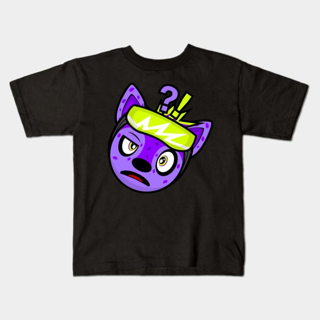 CONFUSED HYPER HYENA Kids T-Shirt by MOULE